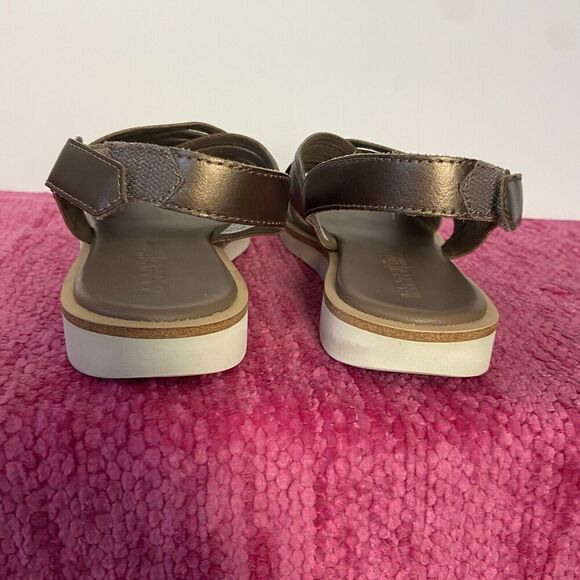 Timberland Adley Shore Ankle Strap Leather Sandals Bronze Size 7 - Picture 5 of 11